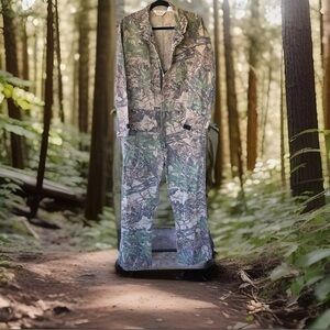 VTG Walls Coveralls Men (L) Regular RealTree Camo Hunting USA Lightweight 10545